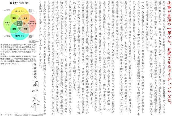 仕事が生活の一部なら、充実させたほうがいいかな