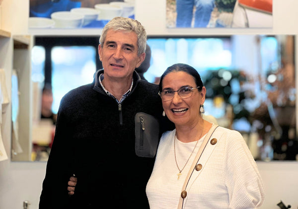 エルサルバドルのコーヒー生産者リマさんご夫妻がミルトンコーヒーに来店しました