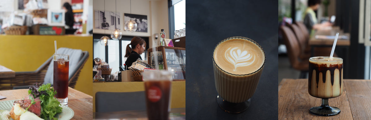 ミルトンのInstagramの写真（店のドリンクや焙煎の様子）